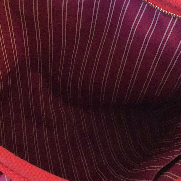 Red Louis Vuitton Cabas Antigua Bag - Picture 10 of 14